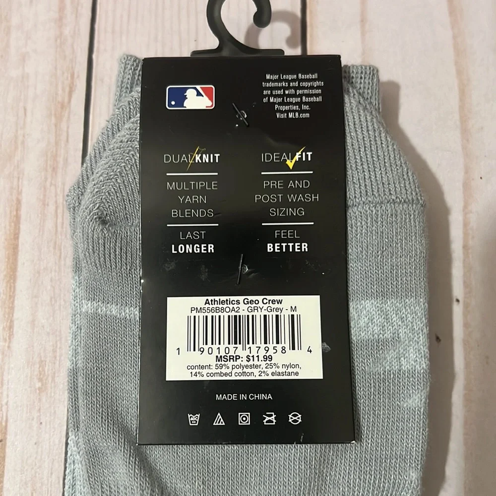 Youth Baseball Oakland A’s Socks (1 pair)
